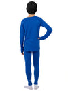 Kids' Merino Set Cobalt Blue + Black Beanie