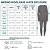 Set Merino per Bambini Nero + Berretto Nero