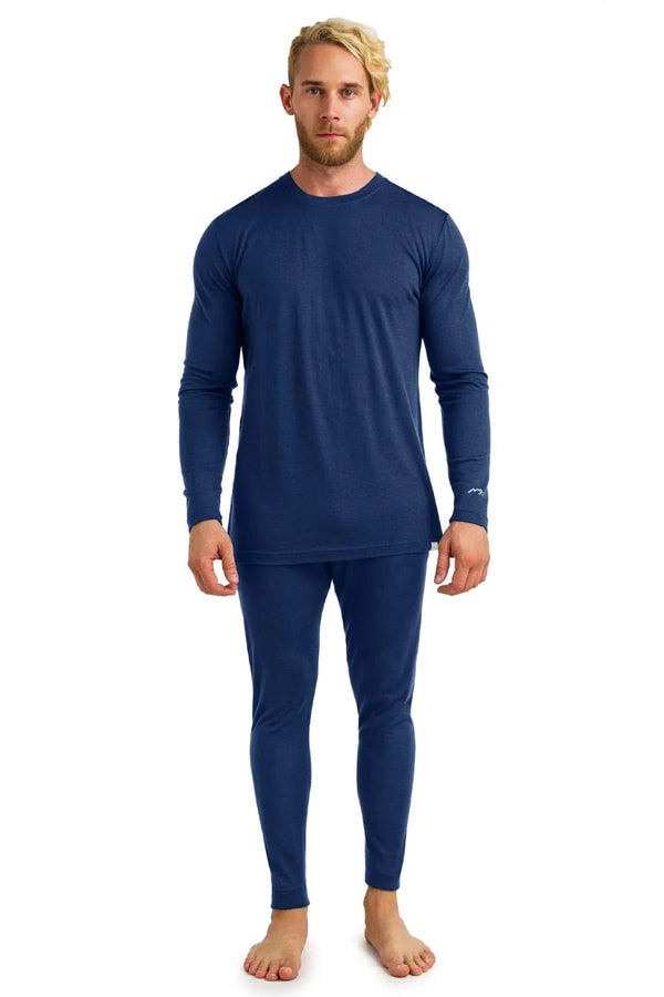 Herren Merino Thermo-Set 165 Navy
