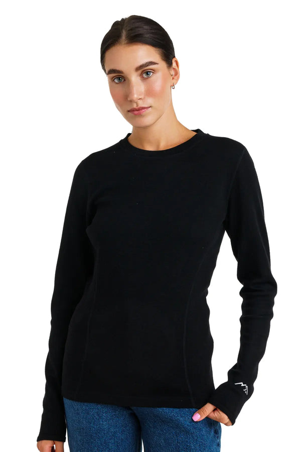 Women's Merino Long Sleeve 320 Black