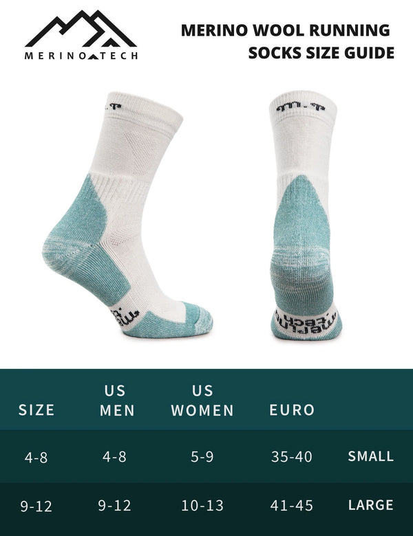 Laufsocken aus Merinowolle - (2er-Pack) Beetroot Olive