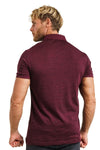 Men's Merino Polo 165 Maroon