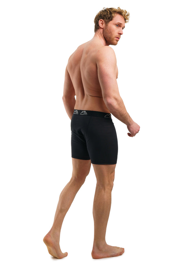 Men's Merino Boxers 170 Brief Rusty Black (2 Pack)