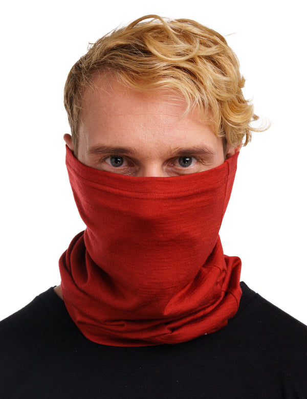 Merino Halstuch 165 Kirschrot