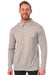 Men's Merino Wool Long Sleeve Polo Heather Grey