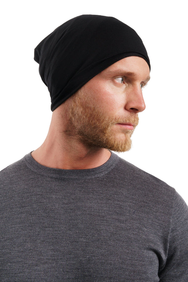 Merino Halstuch 165 Schwarz