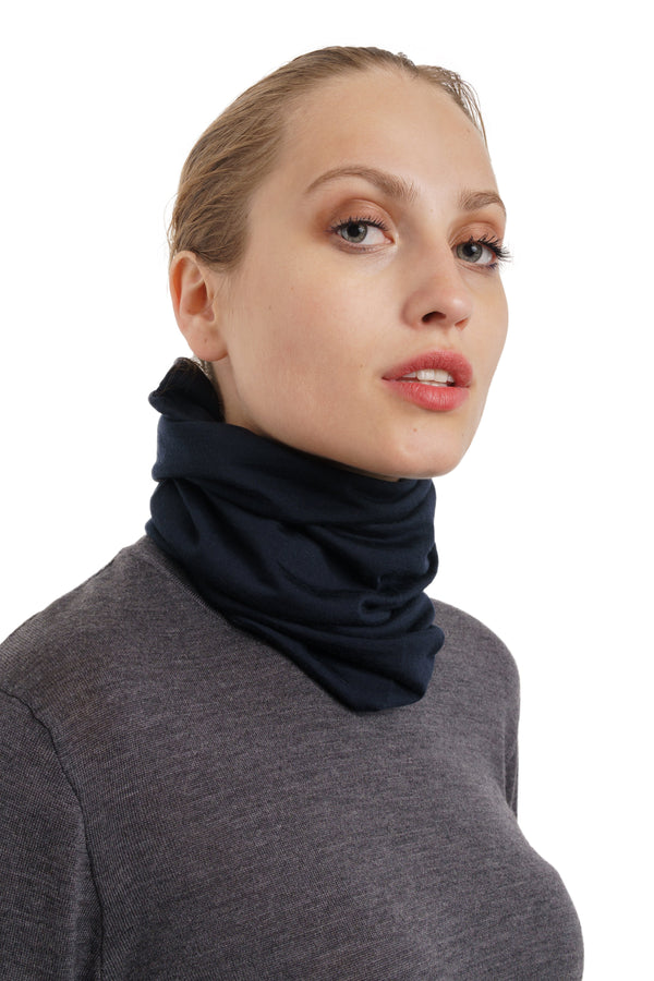 Merino Halstuch 165 Marine