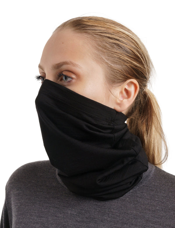 Merino Halstuch 165 Schwarz