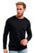 Men's Merino Long Sleeve 165 Heathered Black