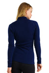 Merino Half Zip 250 für Damen, Marineblau