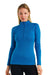 Women's Merino Half Zip Long Sleeve 320 Deep Water