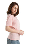 Damen Merino T-Shirt 165 Heather Pink | Rundhals