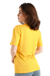 Damen Merino T-Shirt 165 Senfgelb | Rundhals