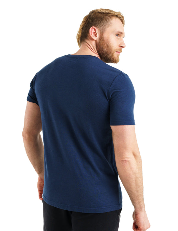 Herren Merino T-Shirt 165 Navy