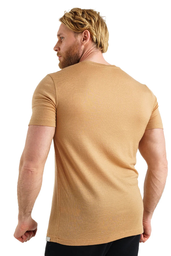 Herren Merino T-Shirt 165 Sand (+Socken)