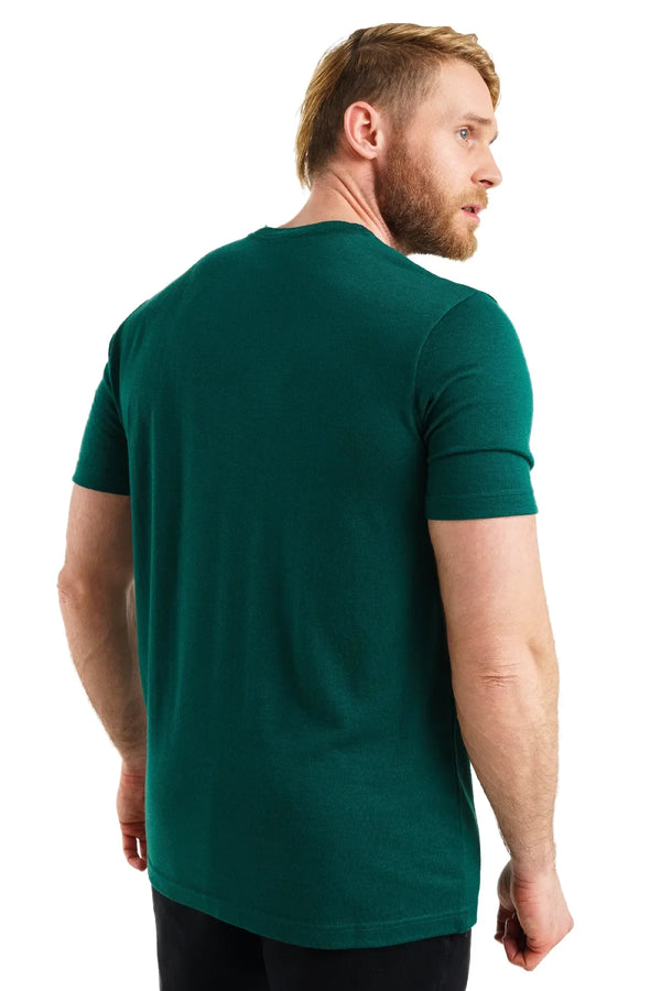 Herren Merino T-Shirt 165 Smaragdgrün (+Socken)