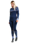 Damen Merino Thermo-Set 250 Nordic Tale Berry