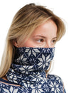 Merino Neck Gaiter 250 Snowflake Navy