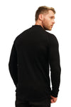 Men's Merino Half Zip Long Sleeve 250 Black