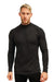 Men's Merino Half Zip Long Sleeve 320 Charcoal Grey