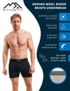 Men's Merino Boxers 170 Brief Rusty Black (2 Pack)