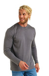 Men's Merino Long Sleeve 165 Perfect Grey +Socks