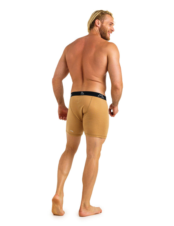 Men's Merino Boxers 170 Brief Camel (1 pack)