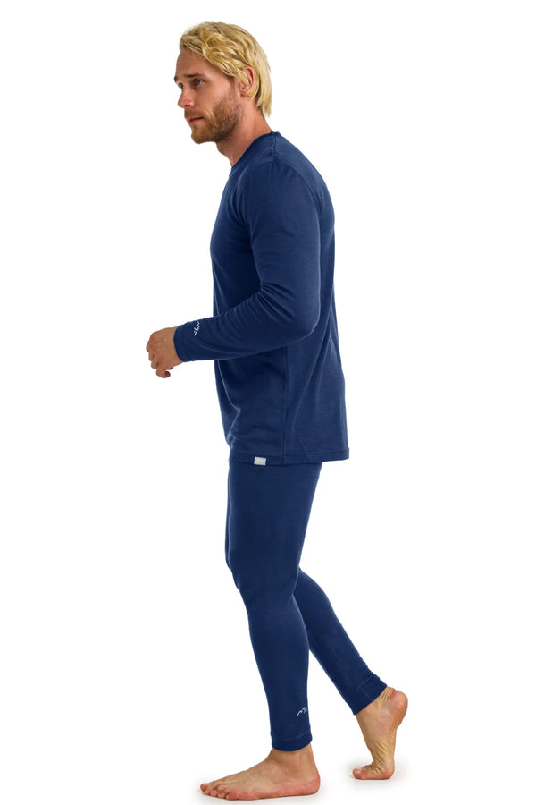 Herren Merino Thermo-Set 165 Navy