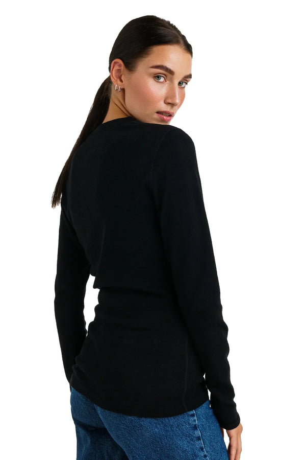 Women's Merino Long Sleeve 320 Black