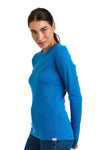 Women's Merino Long Sleeve 320 Ocean Blue