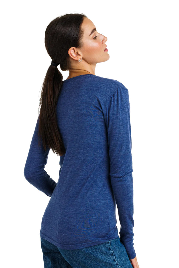 Women's Merino Long Sleeve 165 Windsor Blue