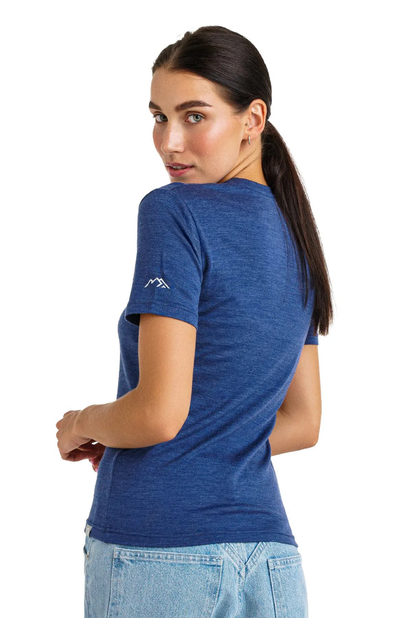 Women's Merino T-shirt 180 Windsor Blue | Crewneck (+socks)