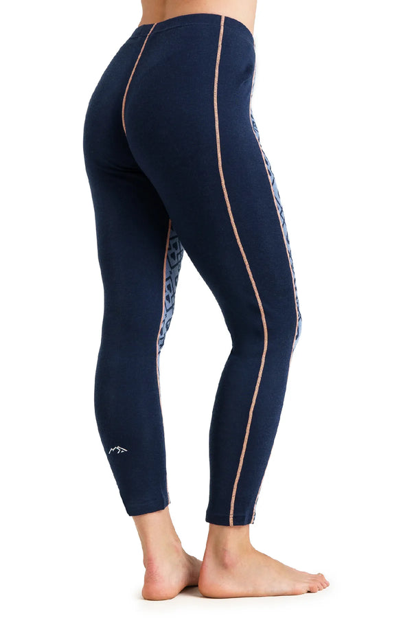 Damen Merinohose 250 Holiday Lila