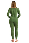 Women's Merino Thermal Set 165 Olive Green