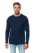 Herren Merino Langarmshirt 190 Dunkelmarine