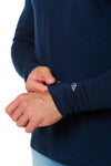 Herren Merino Langarmshirt 190 Dunkelmarine