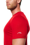 Herren Merino T-Shirt 165 Chili Red