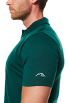 Men's Merino Polo 165 Forest Green