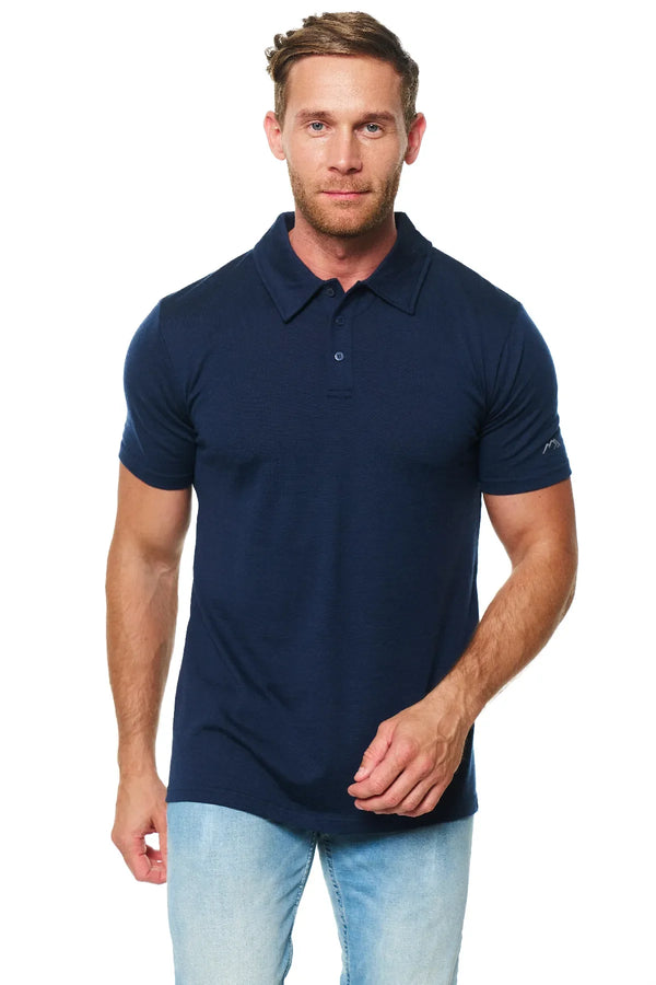 Men's Merino Polo 165 Midnight Navy