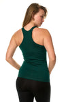 Women's Merino Wool Tank Top Forest Green