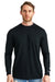 Herren Merino Langarmshirt 170 Schwarz