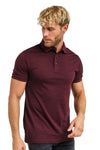 Merino Polo 165 Kastanienbraun für Herren