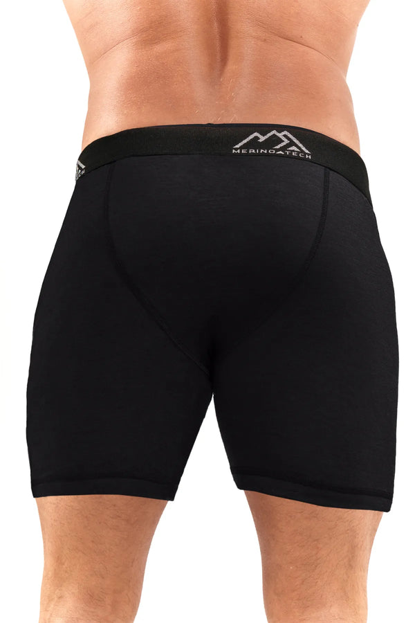 Herren Merino Boxershorts 150 Schwarz (1er Pack)