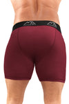 Herren Merino Boxershorts 170 Brief Burgunderrot