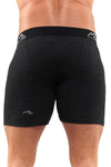 Herren-Boxershorts Merino 170, schwarz meliert (2er-Pack)