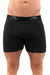 Herren-Boxershorts Merino 170, schwarz meliert (2er-Pack)