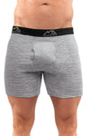Herren-Boxershorts Merino 170 Heathered Grey (2er-Pack)