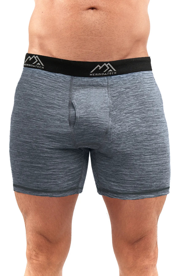 Herren Merino Boxershorts 170 Iron Extra Long (1er Pack)