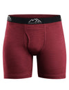 Herren Merino Boxershorts 170 Brief Burgunderrot