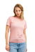 Damen Merino T-Shirt 165 Baby Pink | V-Ausschnitt